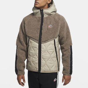 Nike Heritage Men's Tan and Brown Jacket